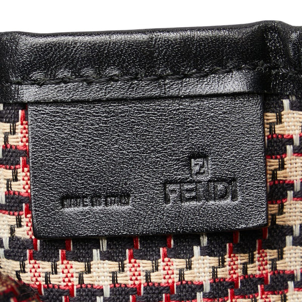フェンディ ズッカ ホース トートバッグ 8BH173 ブラウン キャンバス レディース FENDI 【中古】