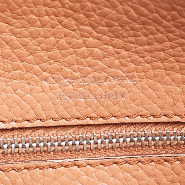 トッズ ダブルT 斜め掛け ショルダーバッグ ブラウン レザー レディース TOD’S 【中古】