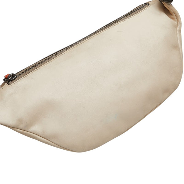 コーチ シグネチャー リーグ ベルトバッグ ウエストバッグ ボディバッグ C3795 ベージュ オレンジ キャンバス レザー レディース COACH 【中古】