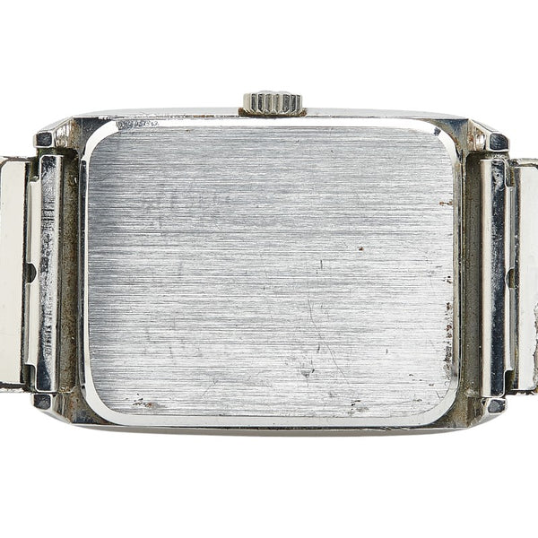 オメガ ジュネーブ 腕時計 手巻き ブラック文字盤 ステンレススチール メンズ OMEGA 【中古】