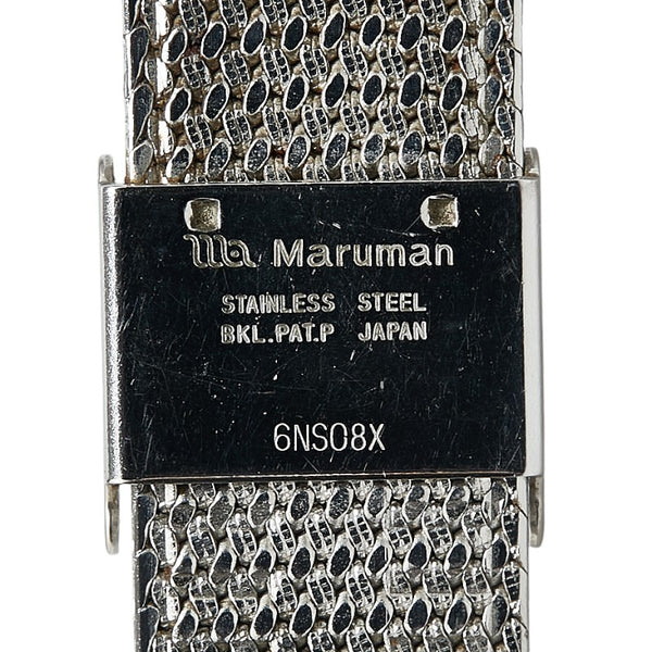 オメガ ジュネーブ 腕時計 手巻き ブラック文字盤 ステンレススチール メンズ OMEGA 【中古】