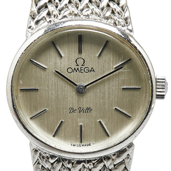 オメガ デビル 腕時計 7520.31 クオーツ シルバー文字盤 ステンレススチール メンズ OMEGA 【中古】