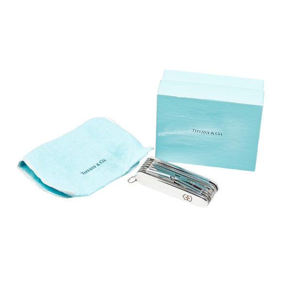 ティファニー VICTORINOX ヴィクトリノックス コラボ マルチツール SV925 シルバー K18YG イエローゴールド コンビ メンズ TIFFANY&Co. 【中古】