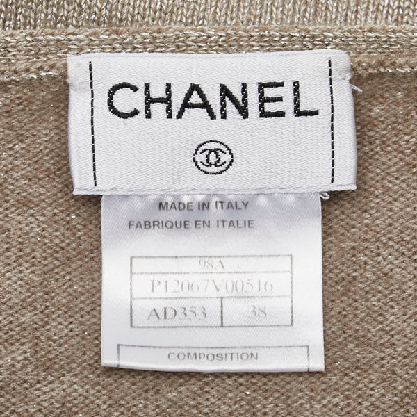 シャネル ココマーク セーター サイズ：38 ベージュ ウール カシミヤ シルク レディース CHANEL 【中古】