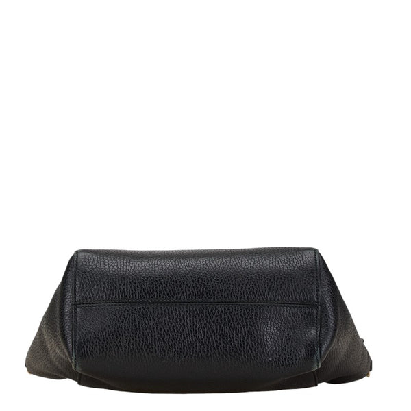 グッチ スウィング ハンドバッグ ショルダーバッグ 2WAY 368827 ブラック レザー レディース GUCCI 【中古】