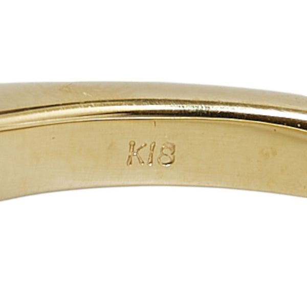 K18YG イエローゴールド ダイヤ2.00ct ダイヤ0.15ct 雫 モチーフ リング 指輪 レディース 13号 【中古】