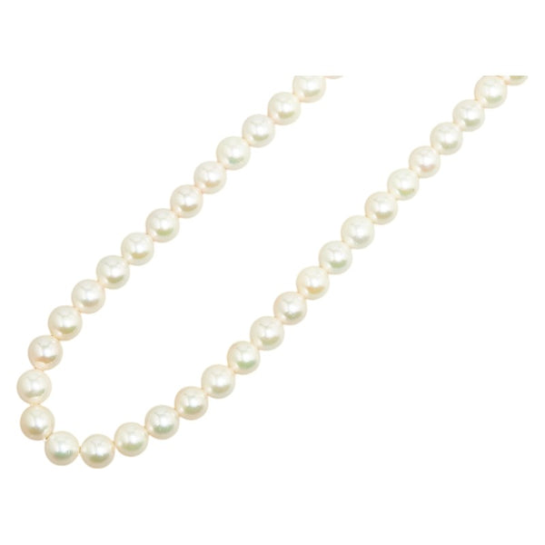 スターリングシルバー アコヤパール7～7.5mm ネックレス レディース 【中古】