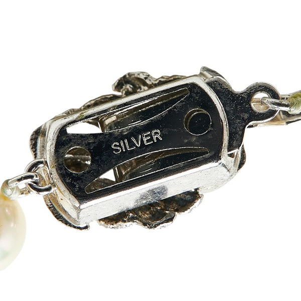 スターリングシルバー アコヤパール7～7.5mm ネックレス レディース 【中古】