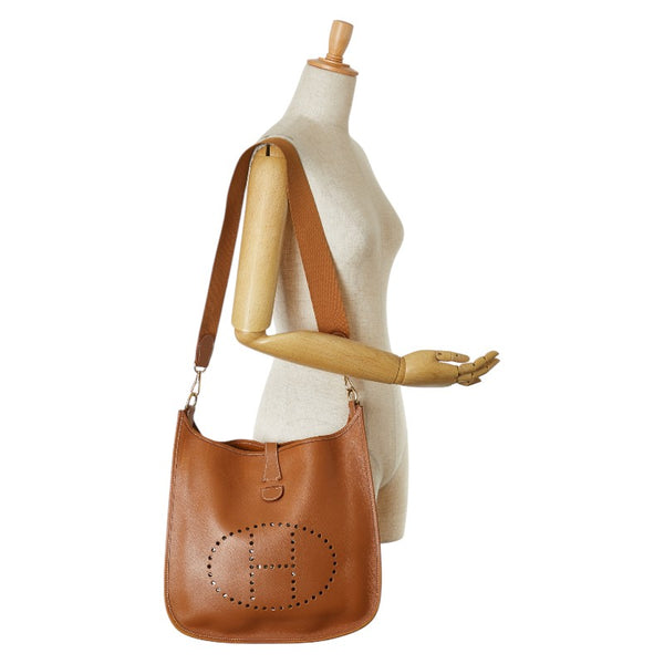 エルメス エブリンPM ショルダーバッグ ブラウン ヴォーエプソン レディース HERMES 【中古】