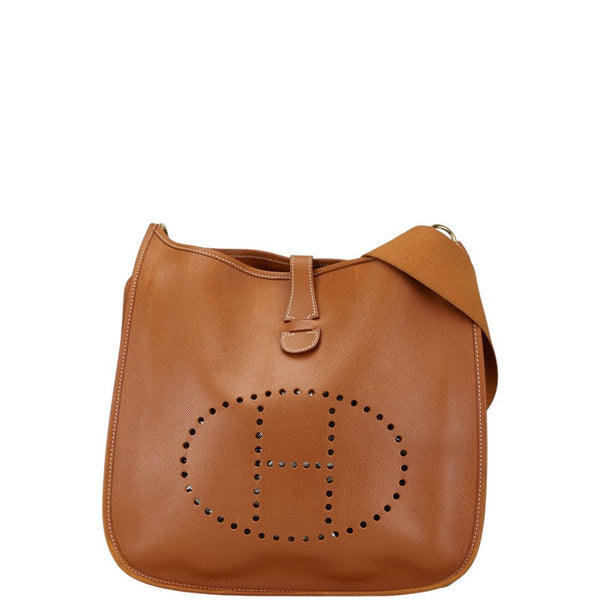 エルメス エブリンPM ショルダーバッグ ブラウン ヴォーエプソン レディース HERMES 【中古】