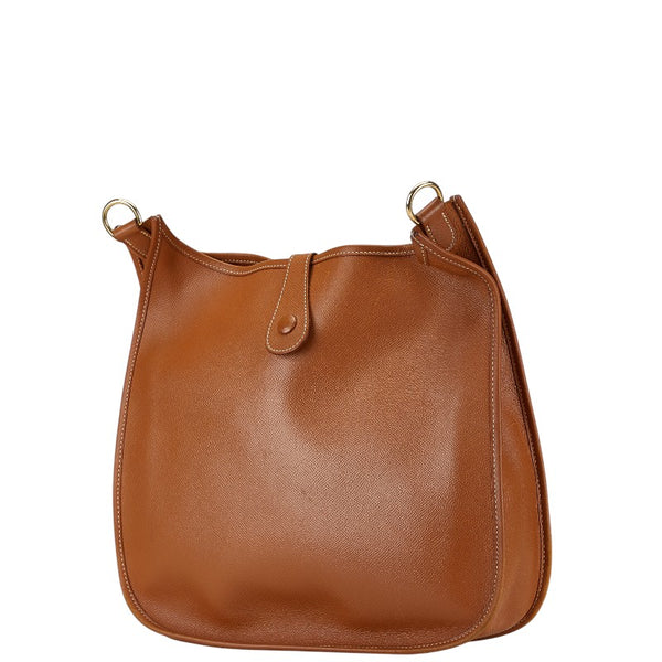 エルメス エブリンPM ショルダーバッグ ブラウン ヴォーエプソン レディース HERMES 【中古】
