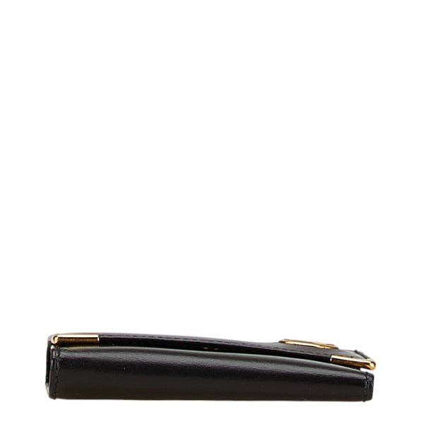 ダンヒル キーケース 6連 ブラック ゴールド レザー メンズ Dunhill 【中古】