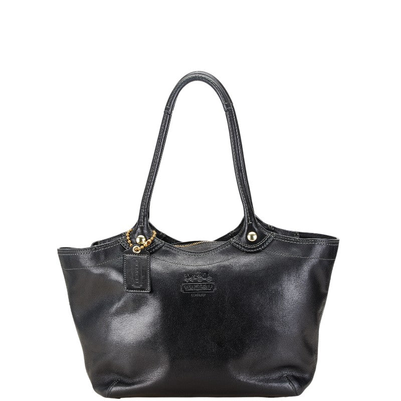 コーチ ハンドバッグ トートバッグ 12415 ブラック レザー レディース COACH 【中古】