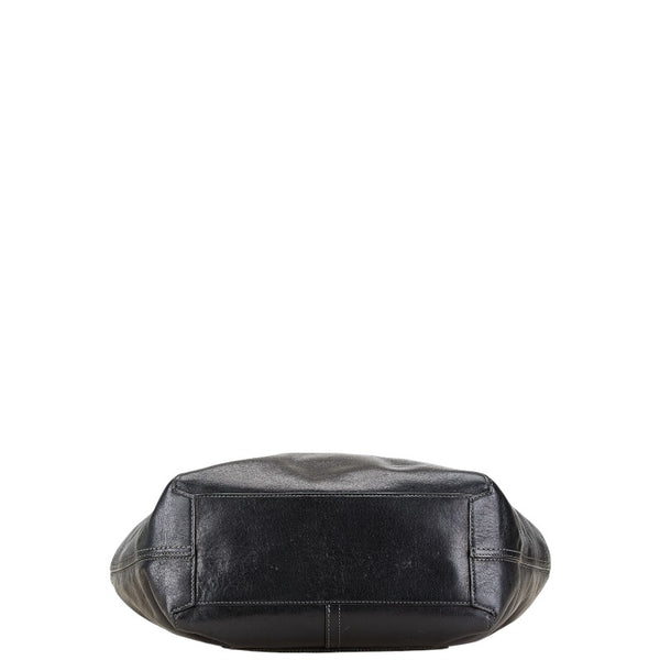 コーチ ハンドバッグ トートバッグ 12415 ブラック レザー レディース COACH 【中古】