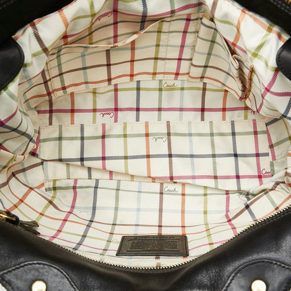 コーチ ハンドバッグ トートバッグ 12415 ブラック レザー レディース COACH 【中古】