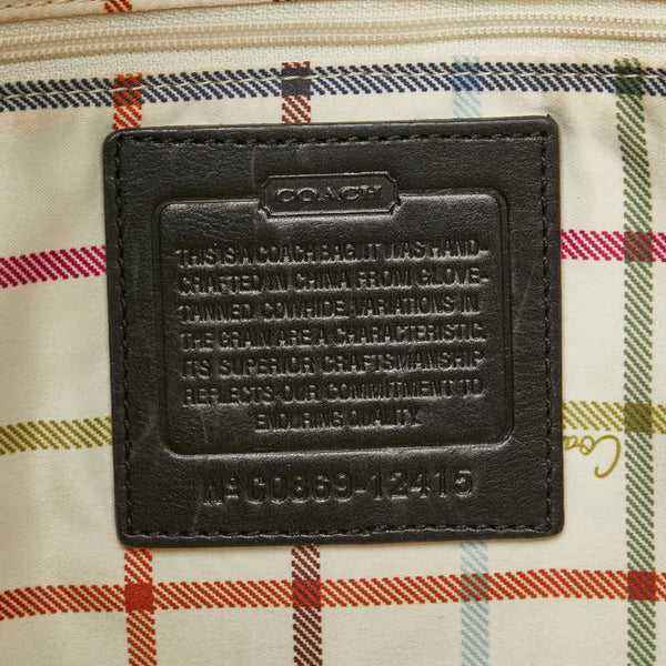コーチ ハンドバッグ トートバッグ 12415 ブラック レザー レディース COACH 【中古】