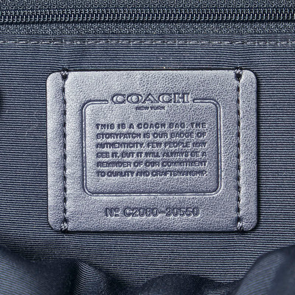 コーチ リュック バックパック 30550 ネイビー レザー レディース COACH 【中古】