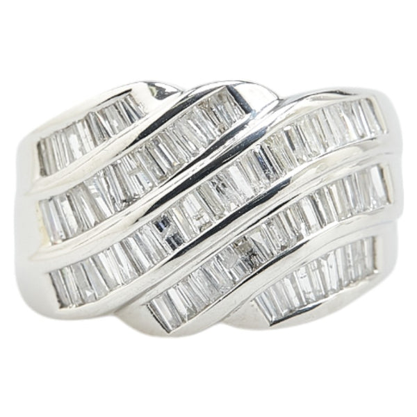 Pt900 プラチナ ダイヤ1.50ct リング 指輪 レディース 11.5号 【中古】