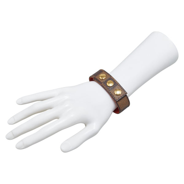 ルイ ヴィトン ダミエ オープニングノベルティ バングル ブラウン PVC レディース LOUIS VUITTON 【中古】