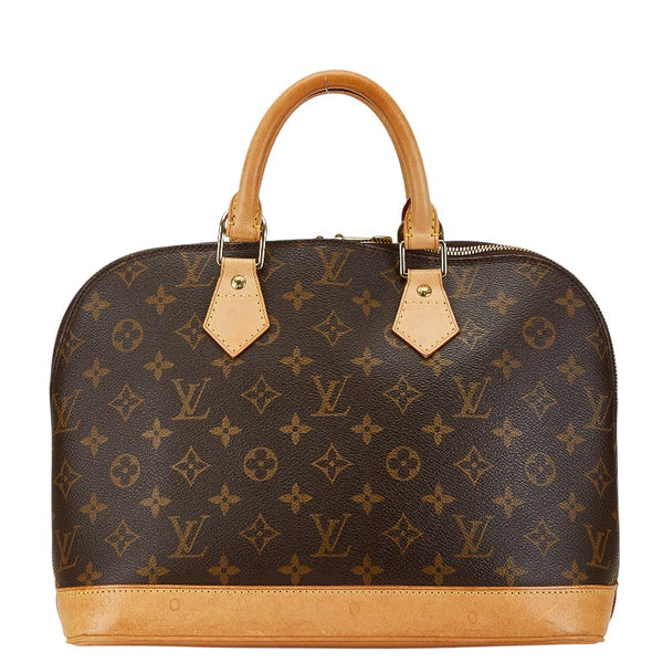 ルイ ヴィトン モノグラム アルマPM ハンドバッグ M51130 ブラウン PVC レザー レディース LOUIS VUITTON 【中古】