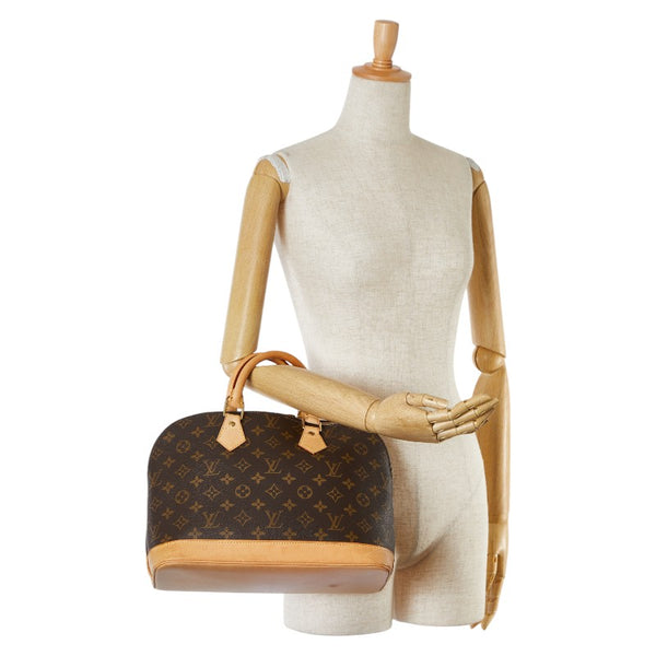 ルイ ヴィトン モノグラム アルマPM ハンドバッグ M51130 ブラウン PVC レザー レディース LOUIS VUITTON 【中古】