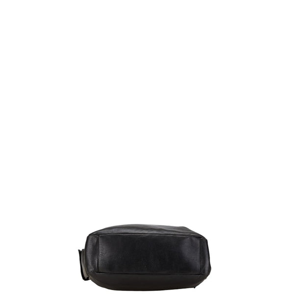 プラダ 斜め掛け ショルダーバッグ  ブラック ナイロン レザー レディース PRADA 【中古】