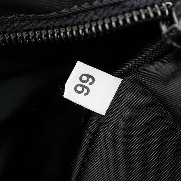 プラダ 斜め掛け ショルダーバッグ  ブラック ナイロン レザー レディース PRADA 【中古】