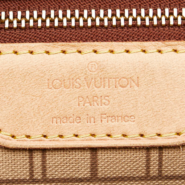 ルイ ヴィトン モノグラム ネヴァーフルPM ハンドバッグ トートバッグ M40155 ブラウン PVC レザー レディース LOUIS VUITTON 【中古】
