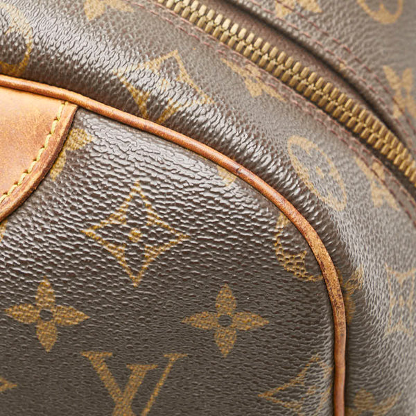 ルイ ヴィトン モノグラム ドーヴィル ハンドバッグ M47270 ブラウン PVC レザー レディース LOUIS VUITTON 【中古】