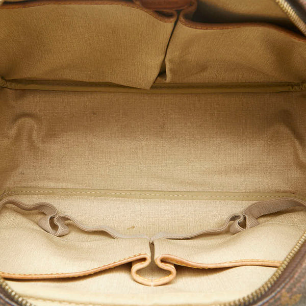 ルイ ヴィトン モノグラム ドーヴィル ハンドバッグ M47270 ブラウン PVC レザー レディース LOUIS VUITTON 【中古】