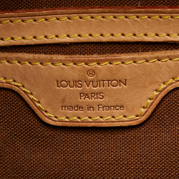 ルイ ヴィトン モノグラム モンスリGM リュック バックパック M51135 ブラウン PVC レザー レディース LOUIS VUITTON 【中古】