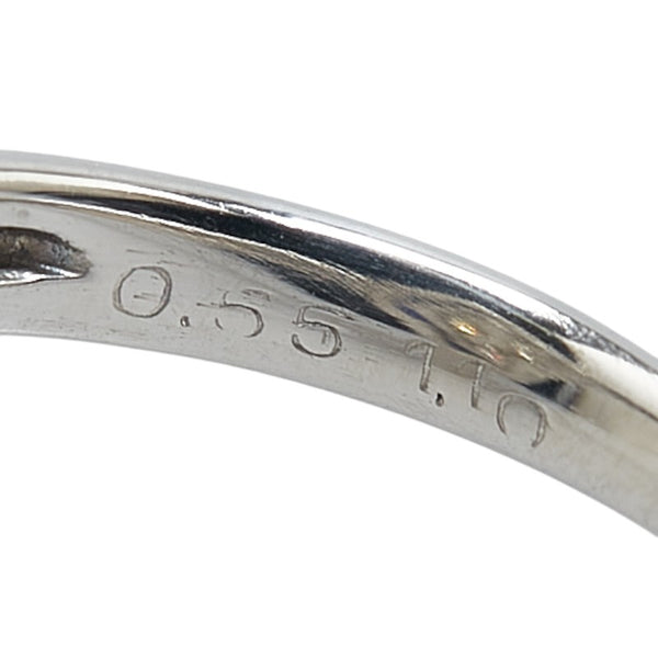 ノーブランド Pt900 プラチナ ダイヤ1.10ct サファイア0.55ct リング 指輪 レディース no brand 8号 【中古】