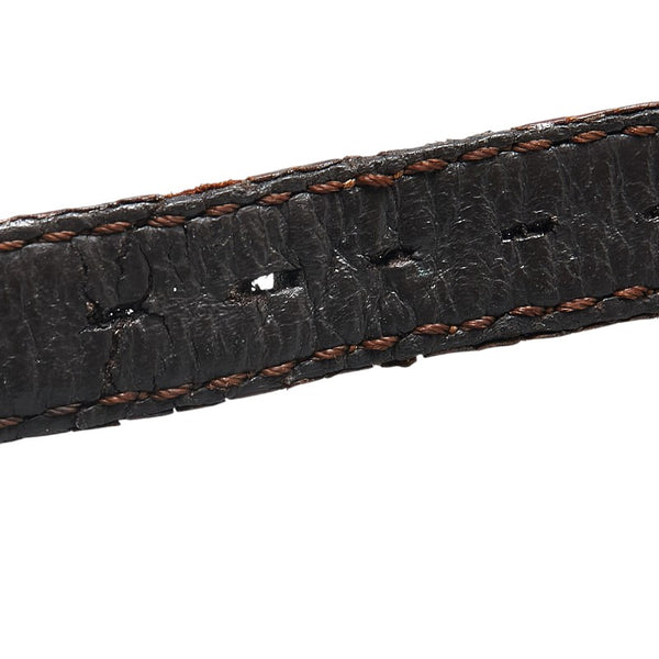 グッチ ヴィンテージ シェリーライン 腕時計 クオーツ グリーン レッド文字盤 レザー レディース GUCCI 【中古】