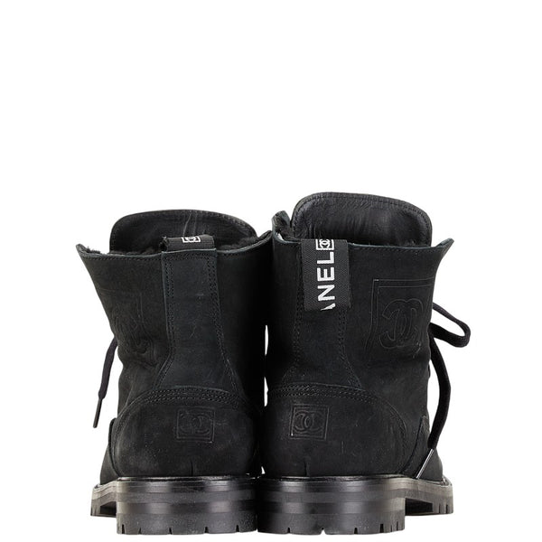 シャネル ココマーク ブーツ サイズ：39 ブラック スウェード レディース CHANEL 【中古】