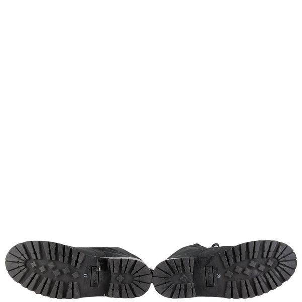 シャネル ココマーク ブーツ サイズ：39 ブラック スウェード レディース CHANEL 【中古】