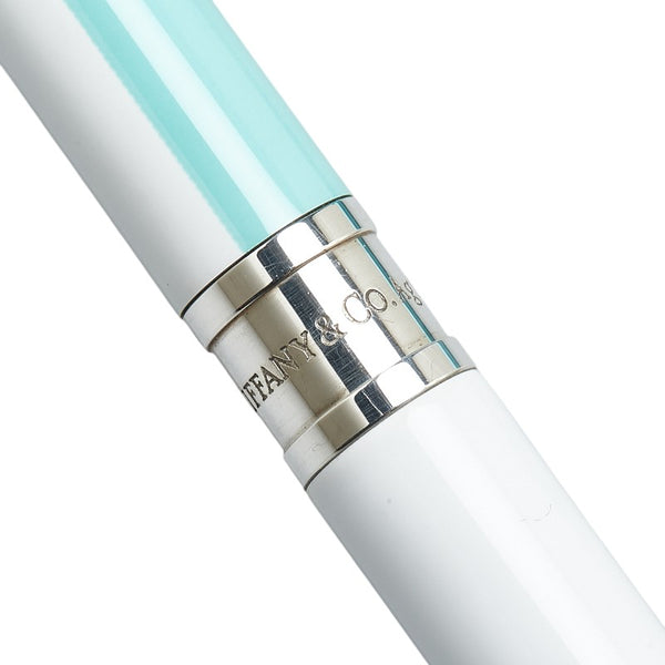 ティファニー ボールペン ティファニーブルー ホワイト SV925 シルバー レディース TIFFANY&Co. 【中古】