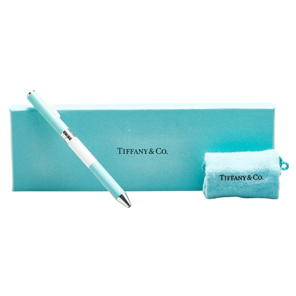 ティファニー ボールペン ティファニーブルー ホワイト SV925 シルバー レディース TIFFANY&Co. 【中古】