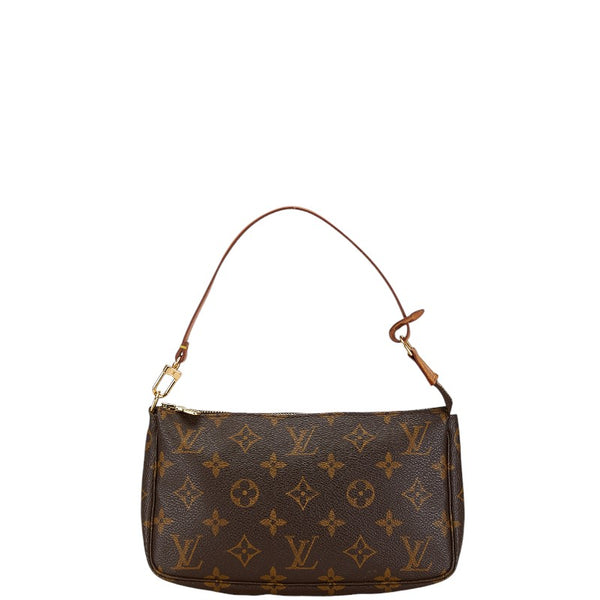 ルイ ヴィトン モノグラム ポシェット アクセソワール ショルダーバッグ M51980 ブラウン PVC レザー レディース LOUIS VUITTON 【中古】