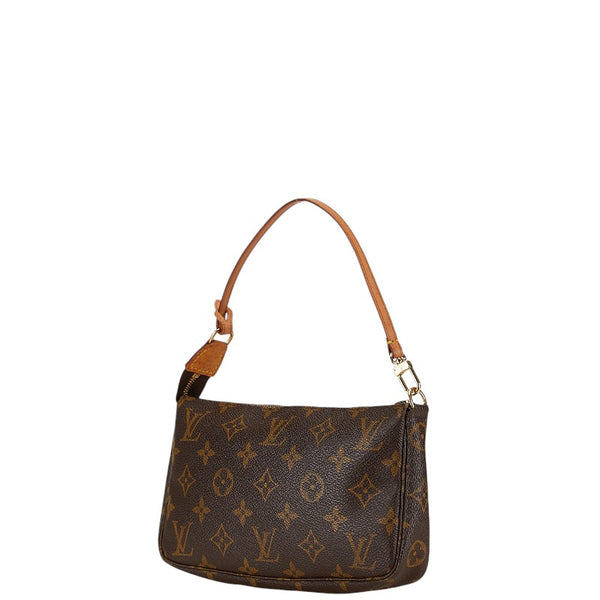ルイ ヴィトン モノグラム ポシェット アクセソワール ショルダーバッグ M51980 ブラウン PVC レザー レディース LOUIS VUITTON 【中古】