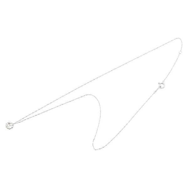 Pt1000 プラチナ Pt850 プラチナ ダイヤ1.1ct プチ ペンダントネックレス レディース 【中古】