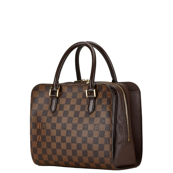 ルイ ヴィトン ダミエ トリアナ ハンドバッグ N51155 ブラウン PVC レザー レディース LOUIS VUITTON 【中古】
