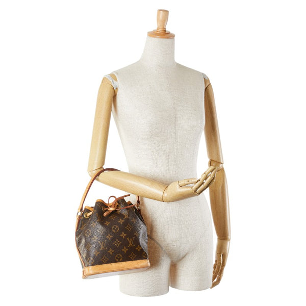ルイ ヴィトン モノグラム ミニノエ ハンドバッグ M42227 ブラウン PVC レザー レディース LOUIS VUITTON 【中古】