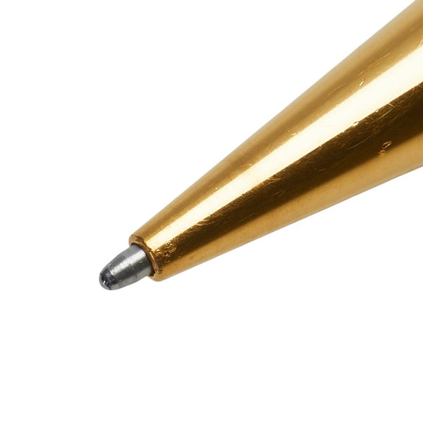 カルティエ マスト ドゥ カルティエ トリニティカラー ボールペン ゴールド ネイビー メッキ レディース CARTIER 【中古】