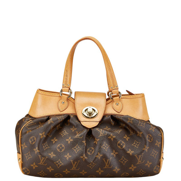 ルイ ヴィトン モノグラム ボエシPM ハンドバッグ M45715 ブラウン PVC レザー レディース LOUIS VUITTON 【中古】