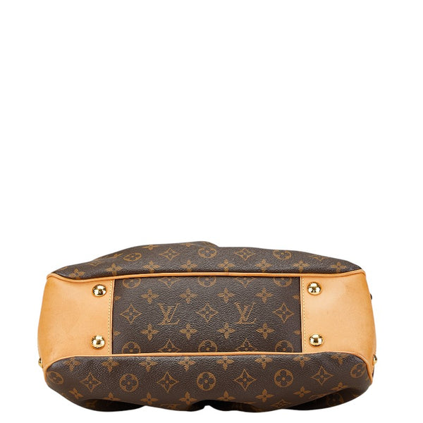 ルイ ヴィトン モノグラム ボエシPM ハンドバッグ M45715 ブラウン PVC レザー レディース LOUIS VUITTON 【中古】