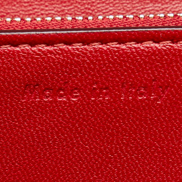 セリーヌ クラシックボックス ショルダーバッグ レッド レザー レディース CELINE 【中古】