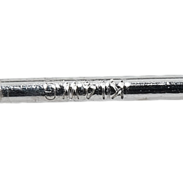 K14WG ホワイトゴールド アコヤパール8.5mm ピアス レディース 【中古】