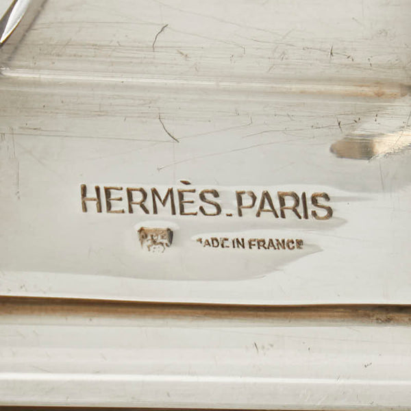 エルメス ダックスフンド ピクチャーフレーム フォトフレーム シルバー メタル レディース HERMES 【中古】
