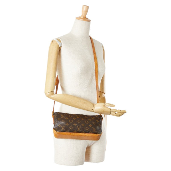 ルイ ヴィトン モノグラム トロター 斜め掛け ショルダーバッグ M51240 ブラウン PVC レザー レディース LOUIS VUITTON 【中古】