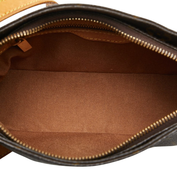 ルイ ヴィトン モノグラム トロター 斜め掛け ショルダーバッグ M51240 ブラウン PVC レザー レディース LOUIS VUITTON 【中古】